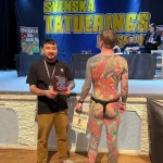 Första pris 'best of oriental' på Svenska tatueringsmässan